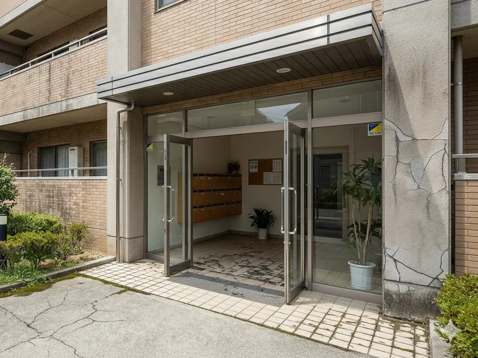 エントランスの施工前