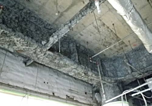 レベル1（吹付け石綿）の石綿含有建材の使用箇所例